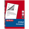 herlitz Papier carbone, format A4, contenu: 25 feuilles