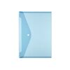 herlitz Pochette à documents, A4, PP, bleu / transparent