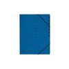 herlitz Trieur easyorga, A4, carton, 7 compartiments, bleu
