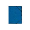 herlitz Trieur easyorga, A4, carton, 7 compartiments, bleu