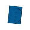 herlitz Trieur easyorga, A4, carton, 12 compartiments, bleu