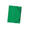 herlitz Trieur easyorga, A4, carton, 12 compartiments, vert