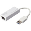 DIGITUS Adaptateur USB 3.0 vers Gigabit Ethernet, blanc