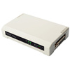 DIGITUS Serveur d'impression Fast Ethernet, 3 ports, blanc