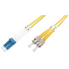 DIGITUS Câble Patch à fibres optiques, LC-Duplex - 2 x ST