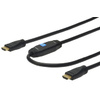 DIGITUS Câble HDMI pour moniteur avec amplificateur, 15,0 m