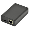 DIGITUS Répartiteur PoE+ Gigabit, RJ45 - RJ45, 24W, noir