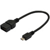 DIGITUS Câble adaptateur USB 2.0, micro USB-B - USB-A, 0,2 m