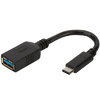 DIGITUS Câble adaptateur USB 3.0, USB-C - USB-A, 0,15 m