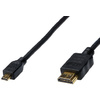 DIGITUS Câble High Speed, HDMI-A - HDMI-D micro