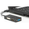 DIGITUS Convertisseur HDMI 3 en 1, HDMI - DP+DVI+VGA, 0,2 m