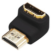 DIGITUS Adaptateur HDMI courbé à 90 degrés, HDMI-A