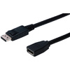 DIGITUS Rallonge DisplayPort 1.2, 2,0 m, noir