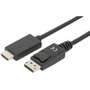 DIGITUS Câble d'adaptateur DisplayPort 1.2, DP - HDMI-A, 2 m