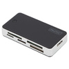 DIGITUS Lecteur de carte USB 3.0 'All-in-one', noir / argent