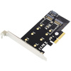 DIGITUS Carte Add-On M.2 NGFF/NVMe SSD PCI Express 3.0 (x4)