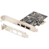 DIGITUS Carte PCI Express FireWire 1394a, 2+1 ports