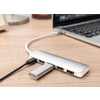 DIGITUS Hub USB-C 3.0, 4 ports, argent