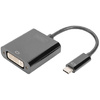 DIGITUS Adaptateur graphique, USB-C - DVI, noir