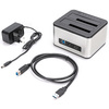 DIGITUS Station d'accueil USB 3.0 Duale SATA HDD 2,5'/3,5'