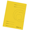herlitz Chemise à rabats easyorga, A4, carte lustrée, jaune