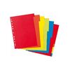 herlitz Intercalaires en carton, uni, A4, coloré, 10 touches