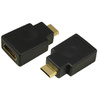 LogiLink Mini adaptateur, HDMI femelle - HDMI mâle, 19 p'les