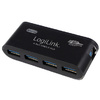 LogiLink Hub USB 3.0 avec bloc d'alimentation, 4 ports