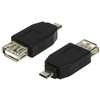 LogiLink Adaptateur USB 2.0, micro USB mâle - USB femelle