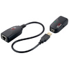 LogiLink Kit Extender USB 2.0, Twisted Pair, noir