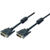 LogiLink Câble DVI-D 24+1, Dual Link, noir, 2,0 m