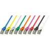 LogiLink Câble patch, Cat. 6, F/UTP, 10,0 m, blanc, gaine en