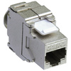 LogiLink Module keystone Cat.6A, classe EA, blindé, gris