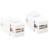 LogiLink Connecteur keystone USB 2.0, blanc