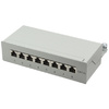 LogiLink Panneau de brassage de bureau, Cat.6A, 8 ports,