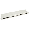 LogiLink panneau de brassage Cat.6 EconLine, 24 Ports, gris