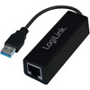 LogiLink Adaptateur USB 3.0 vers Gigabit Ethernet, noir