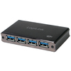 LogiLink Hub USB 3.0 avec bloc d'alimentation, 4 ports,