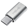 LogiLink Adaptateur USB, USB-C mâle - micro USB femelle