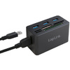 LogiLink Hub USB 3.0 avec lecteur de carte All-in-One, noir