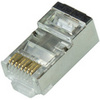 LogiLink Connecteur modulaire RJ45 Cat.6A, blindé, argent