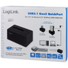 LogiLink Docking Station USB 3.1 pour disque dur, 2,5'/3,5'