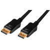 LogiLink Câble de connexion actif DisplayPort, noir, 20 m
