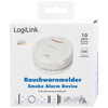 LogiLink Détecteur de fumée Longlife, avec batterie, blanc