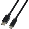 LogiLink Câble de connexion USB-C - DisplayPort, 1,8 m, noir