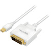 LogiLink Câble adaptateur Mini DisplayPort - DVI, blanc