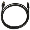 LogiLink Câble USB 3.2, USB-C - USB-B mâle, 1,0 m, noir