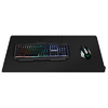 LogiLink Tapis souris gaming, bords cousus, taille M, noir