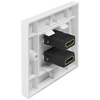 LogiLink Plastron HDMI, femelle HDMI - femelle HDMI, blanc