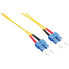 LogiLink Câble patch fibre optique, SC-Duplex-SC-Duplex, 1 m